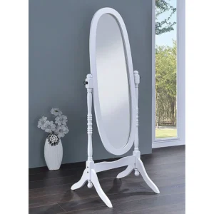 Self Style Natural Beechwood Full-Length Mirror