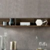 "Kimi" Walnut Wall Shelf
