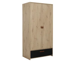 Armond Double-Door Wardrobe - Elegant Design with Spacious Storage