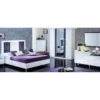 246-Pure Glassy Commode – Luxurious Glass Design with Natural Wood