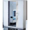 246-Pure Glassy Commode – Luxurious Glass Design with Natural Wood