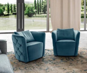 Luxury Capitonne Armchair - Italian Elegance for Ultimate Comfort-161