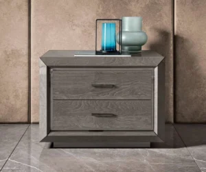 Elite Queen Bedside Chest - Luxurious Italian Design -159