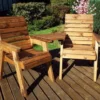 141-Twins Joy Garden Set – With Angled Side Table