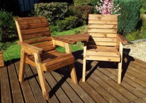 141-Twins Joy Garden Set – With Angled Side Table