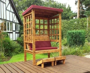 136-Bramham Garden Arbour Seat – Luxurious Wooden Two-Seater Design