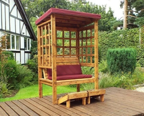 136-Bramham Garden Arbour Seat – Luxurious Wooden Two-Seater Design