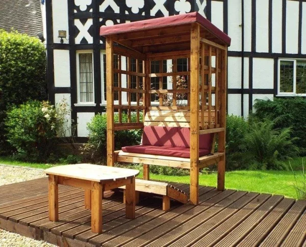 136-Bramham Garden Arbour Seat – Luxurious Wooden Two-Seater Design