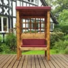136-Bramham Garden Arbour Seat – Luxurious Wooden Two-Seater Design