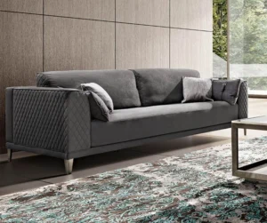 Luigi Fabric 3 Seater Sofa - Luxurious Italian Design-165