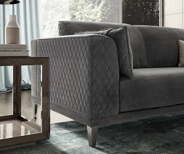 Luigi Fabric 3 Seater Sofa - Luxurious Italian Design-165