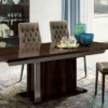 167-Conquita Family Dining Table - Luxurious Walnut Design