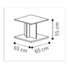 170- Elegant Beech Wood Coffee Table